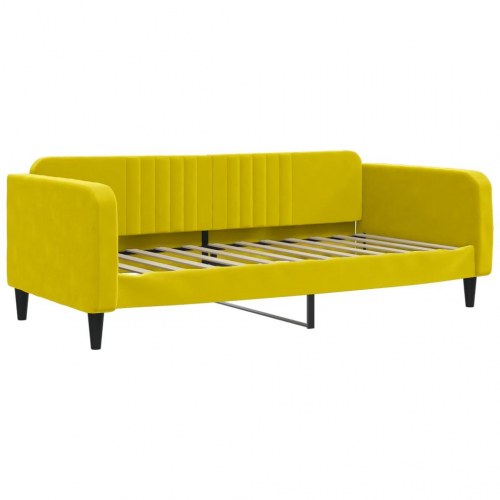 Daybed 90x200 cm velour gul
