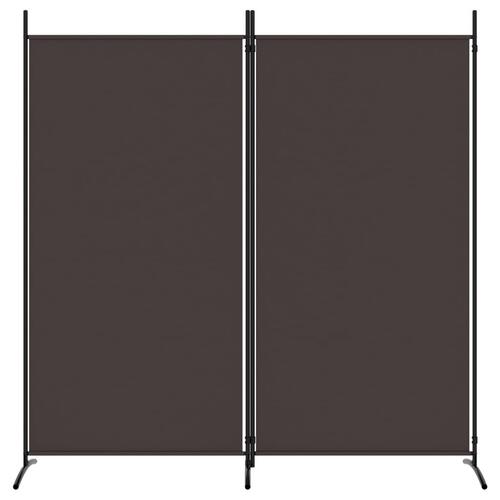 2-panels rumdeler 175x180 cm stof brun