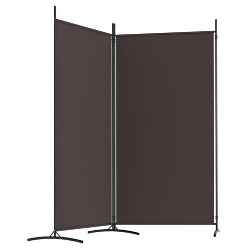 2-panels rumdeler 175x180 cm stof brun