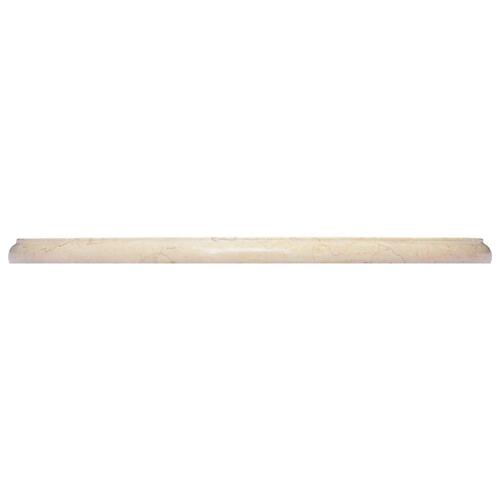 Bordplade Ø50x2,5 cm marmor cremefarvet