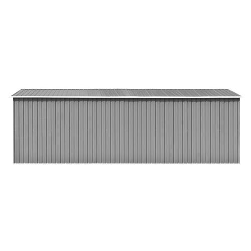 Haveskur 257x580x181 cm metal grå