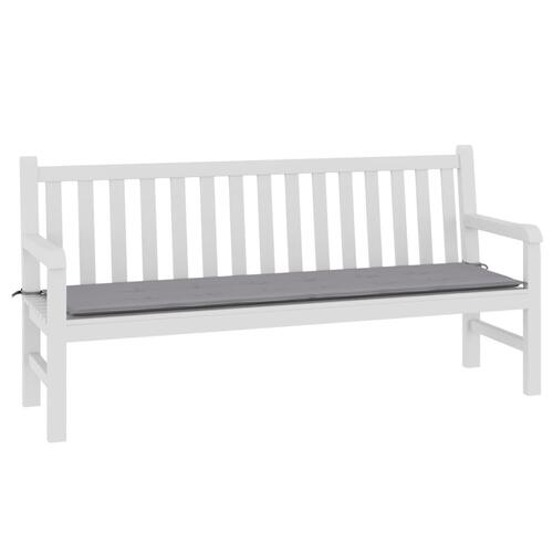 Hynde til havebænk 180x50x3 cm stof grå