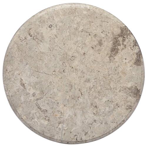 Bordplade Ø50x2,5 cm marmor grå