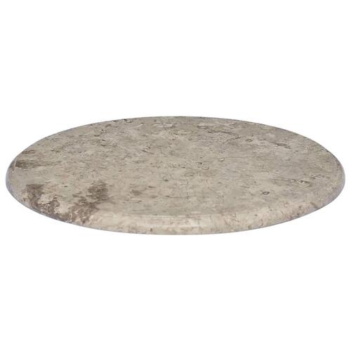 Bordplade Ø50x2,5 cm marmor grå