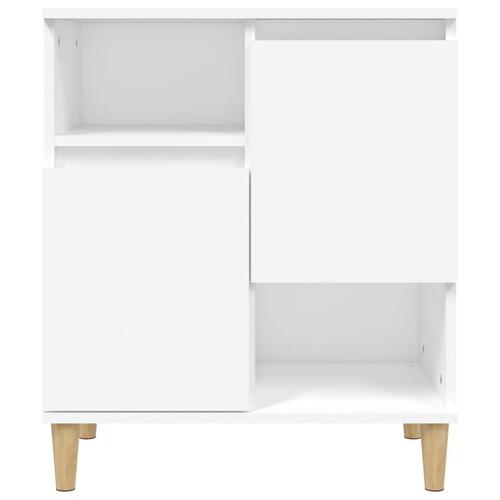 Skænk 60x35x70 cm konstrueret træ hvid