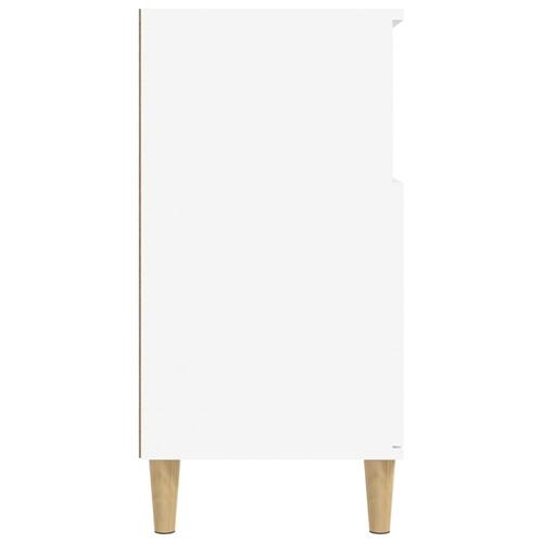 Skænk 60x35x70 cm konstrueret træ hvid