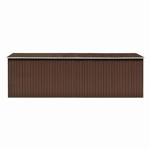Haveskur 257x580x181 cm metal brun