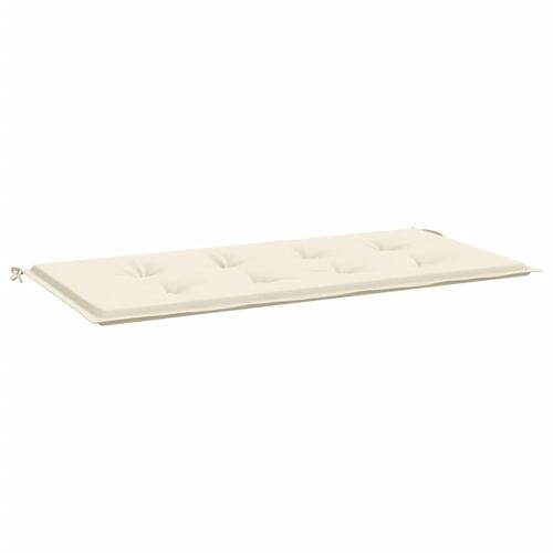 Hynde til havebænk 120x50x3 cm oxfordstof cremefarvet