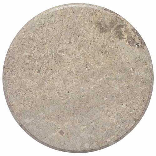Bordplade Ø60x2,5 cm marmor grå