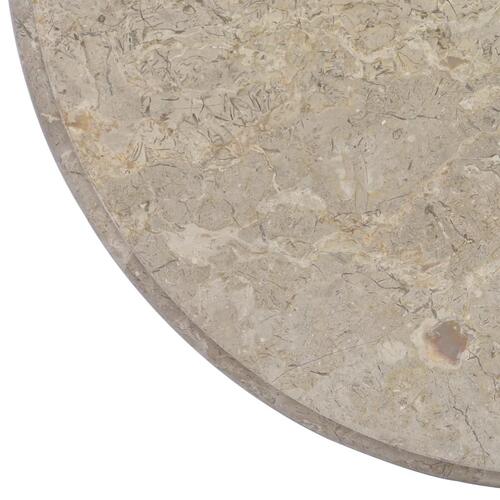 Bordplade Ø60x2,5 cm marmor grå