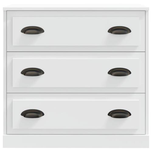 Skænk 70x35,5x67,5 cm konstrueret træ hvid