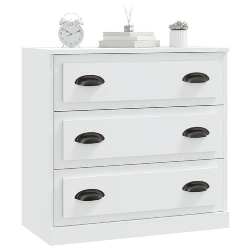 Skænk 70x35,5x67,5 cm konstrueret træ hvid