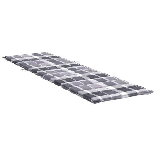 Hynde til liggestol 200x70x3 cm oxfordstof gråternet