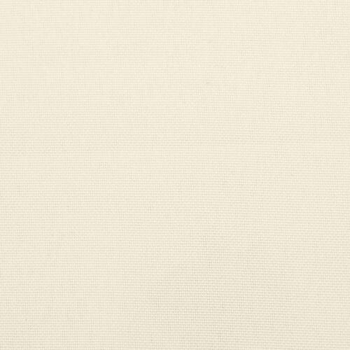 Hynde til havebænk 150x50x3 cm stof cremefarvet