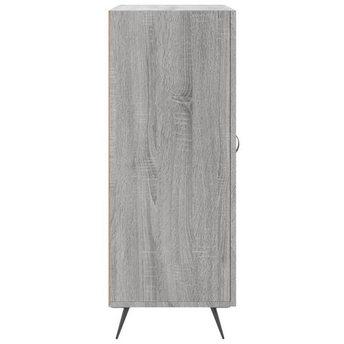 Skænk 69,5x34x90 cm konstrueret træ grå sonoma-eg