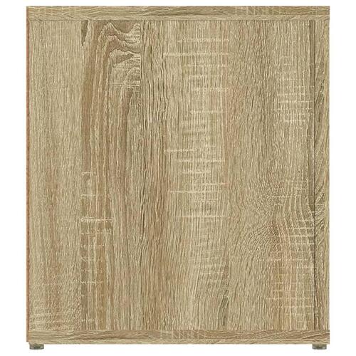 Tv-bord 80x31,5x36 cm konstrueret træ sonoma-eg