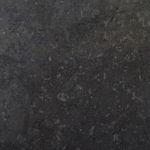 Bordplade Ø70x2,5 cm marmor sort