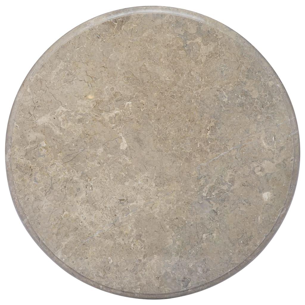 Bordplade Ø70x2,5 cm marmor grå