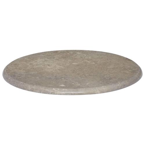 Bordplade Ø70x2,5 cm marmor grå