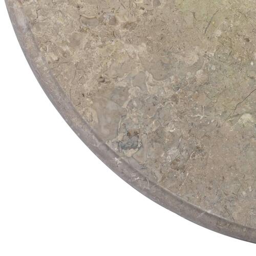 Bordplade Ø70x2,5 cm marmor grå