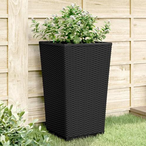 Plantekurve 2 stk. 32,5x32,5x57 cm PP sort