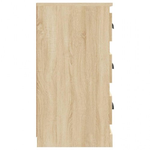 Skænk med 3 skuffer - sonoma-eg, 70 x 35,5 x 67,5 cm