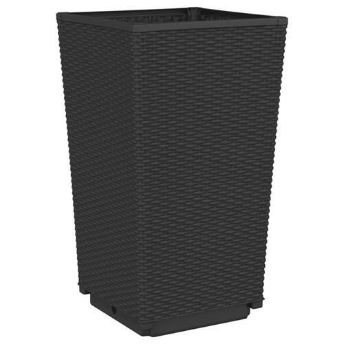 Plantekurve 2 stk. 32,5x32,5x57 cm PP sort