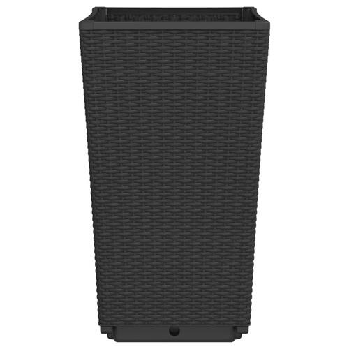 Plantekurve 2 stk. 32,5x32,5x57 cm PP sort