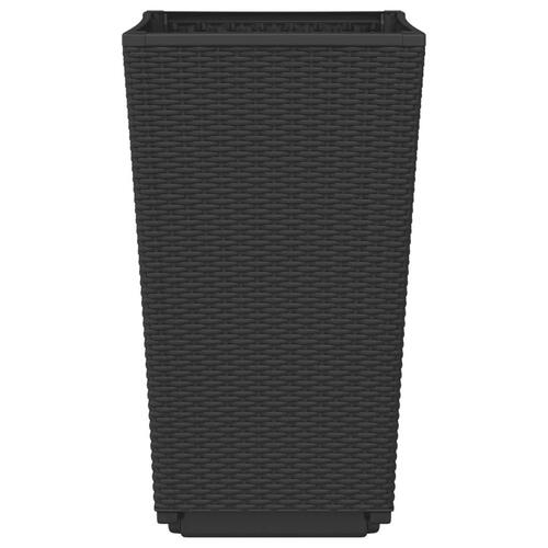 Plantekurve 2 stk. 32,5x32,5x57 cm PP sort