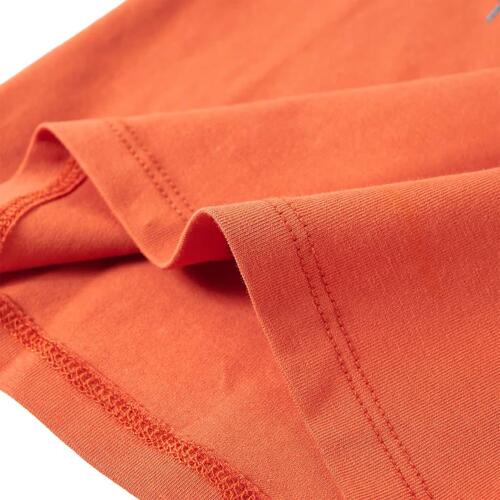 Langærmet T-shirt til børn str. 116 cm orange