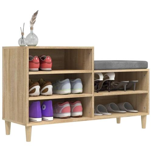 Skoreol 102x36x60 cm konstrueret træ sonoma-eg