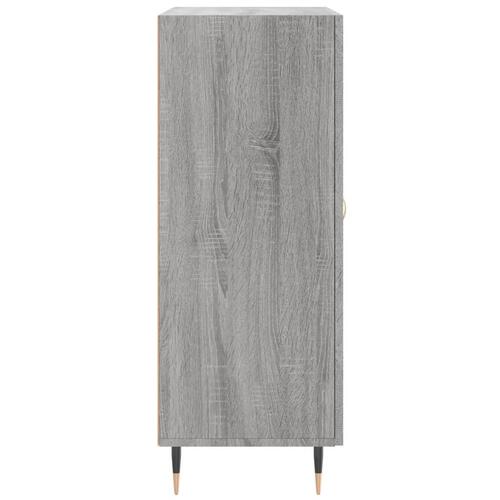 Skænk 69,5x34x90 cm konstrueret træ grå sonoma-eg