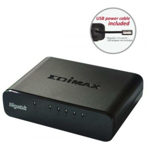 Netværksswitch Edimax ES-5500G V3 - 5 porte Gigabit (10/100/1000)