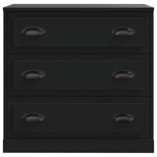 Skænk 70x35,5x67,5 cm konstrueret træ sort