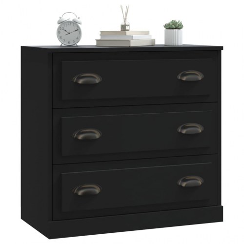 Skænk 70x35,5x67,5 cm konstrueret træ sort