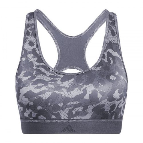 Adidas Sports-BH Believe This - Medium Support, mørkegrå (L)
