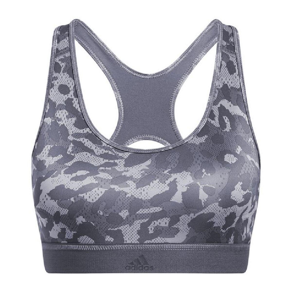 Adidas Sports-BH Believe This - Medium Support, mørkegrå (L)