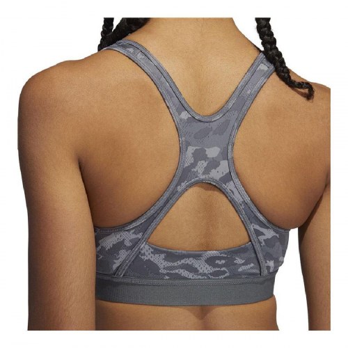 Adidas Sports-BH Believe This - Medium Support, mørkegrå (L)