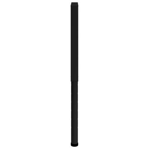 Stel til arbejdsbænk 2 stk. 55x(69-95,5) cm metal sort