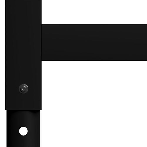 Stel til arbejdsbænk 2 stk. 55x(69-95,5) cm metal sort