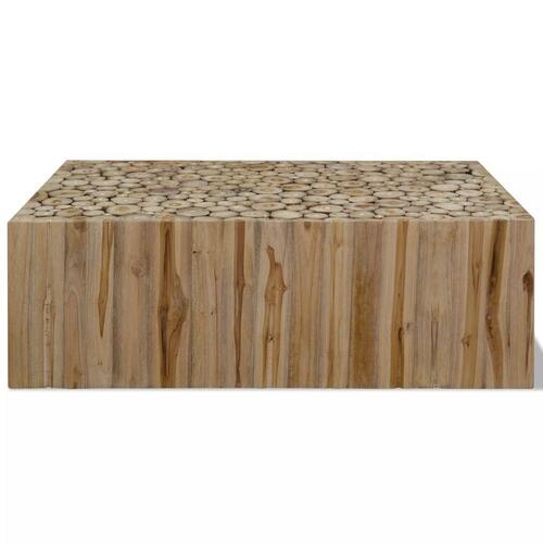 Sofabord 90x50x30 cm ægte teaktræ