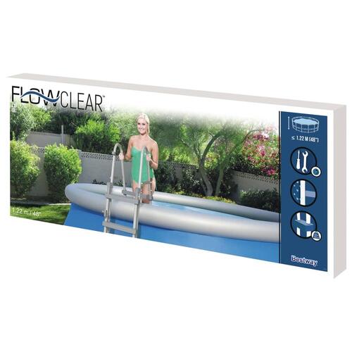 Bestway Flowclear poolstige med 4 trin 122 cm