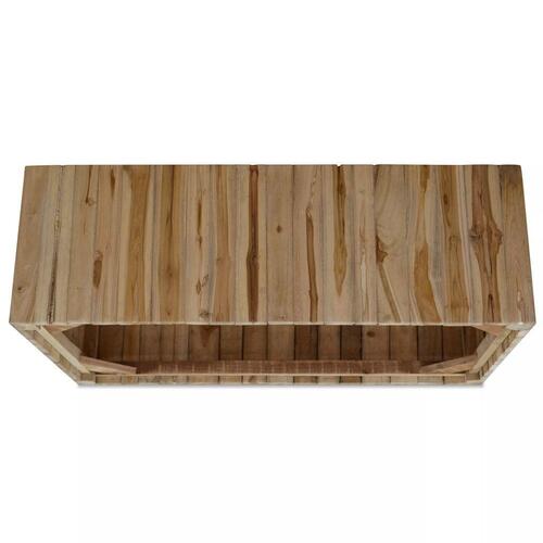 Sofabord 90x50x30 cm ægte teaktræ