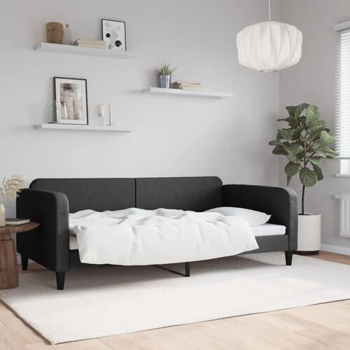 Daybed 100x200 cm stof sort