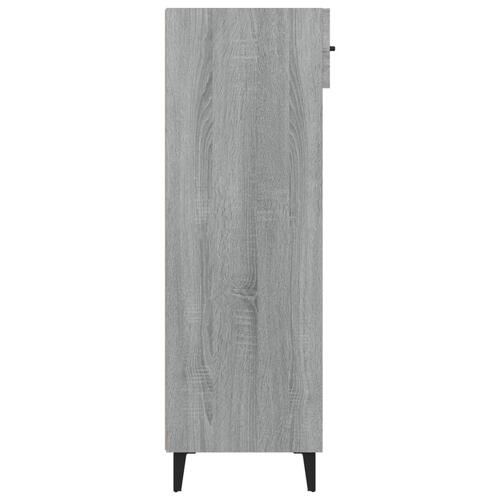 Skoreol 60x35x105 cm konstrueret træ grå sonoma-eg