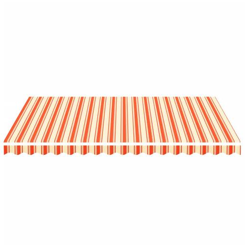 Udskiftningsdug til markise 4x3 m gul og orange
