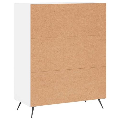 Skænk 69,5x34x90 cm konstrueret træ hvid