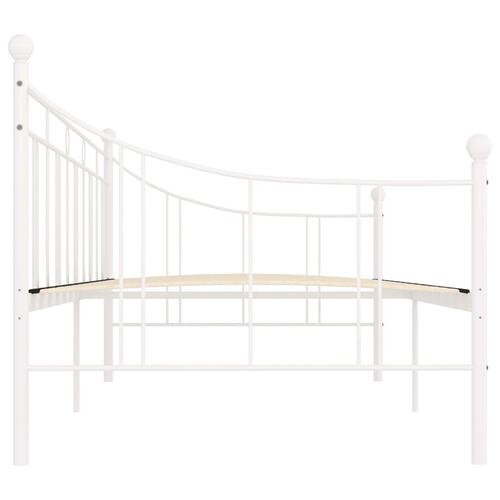 Stel til daybed 90x200 cm metal hvid