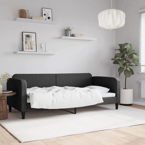 Daybed 90x200 cm stof sort