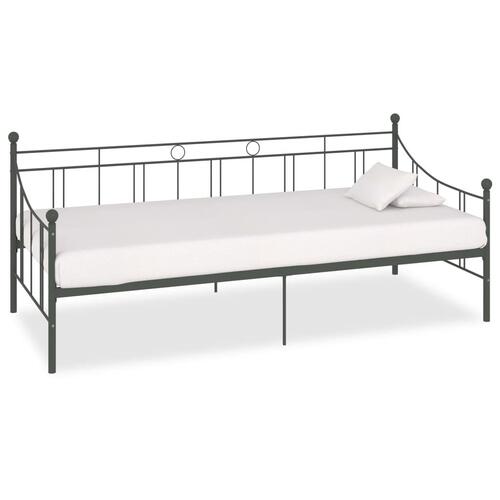 Stel til daybed 90x200 cm metal grå